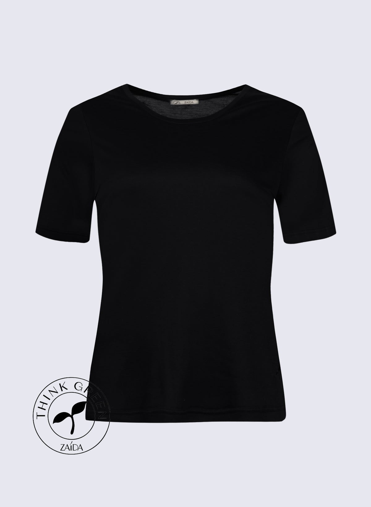 Lyocell Rundhals-Shirt