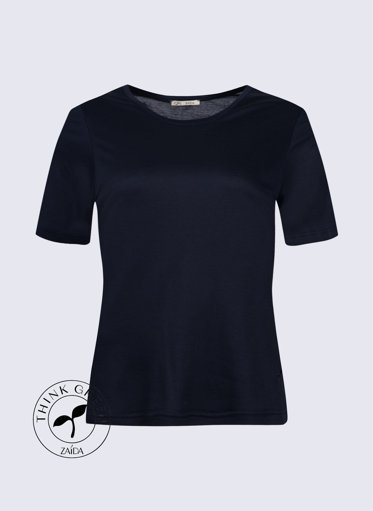 Lyocell Rundhals-Shirt