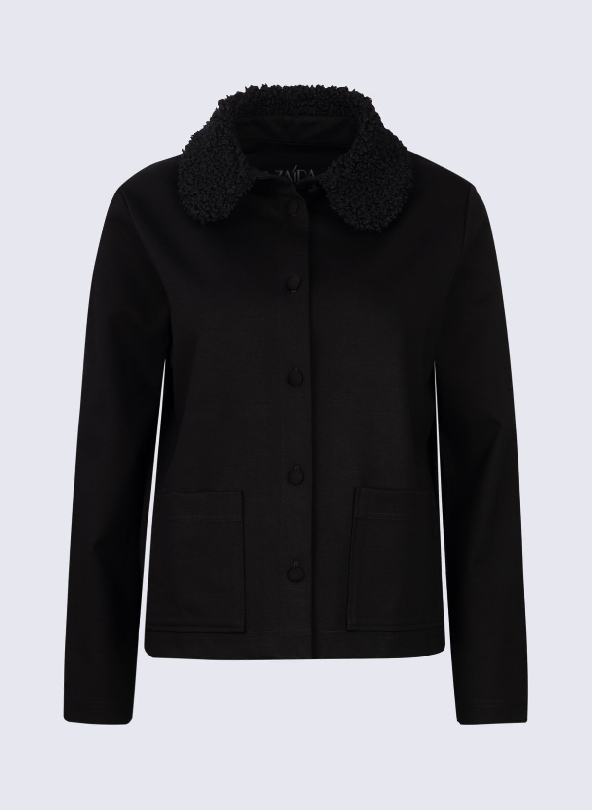 Bluse mit Teddy-Kragen